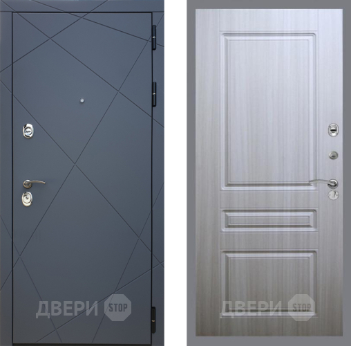 Входная металлическая Дверь Рекс (REX) 13 Силк Титан FL-243 Сандал белый в Дмитрове
