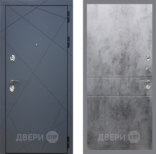 Дверь Рекс (REX) 13 Силк Титан FL-290 Бетон темный в Дмитрове