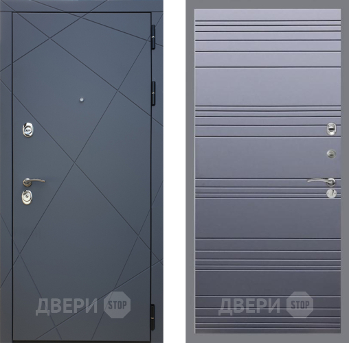 Входная металлическая Дверь Рекс (REX) 13 Силк Титан Line Силк титан в Дмитрове