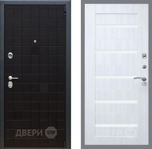 Дверь Рекс (REX) 12 СБ-14 стекло белое Сандал белый в Дмитрове