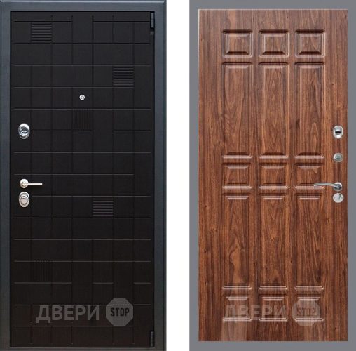 Входная металлическая Дверь Рекс (REX) 12 FL-33 орех тисненый в Дмитрове