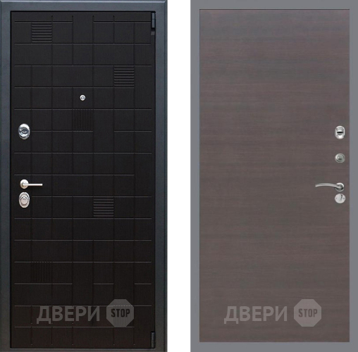 Входная металлическая Дверь Рекс (REX) 12 GL венге поперечный в Дмитрове