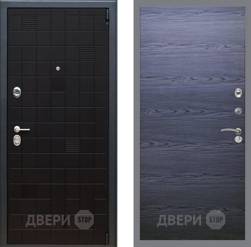 Дверь Рекс (REX) 12 GL Дуб тангенальный черный в Дмитрове