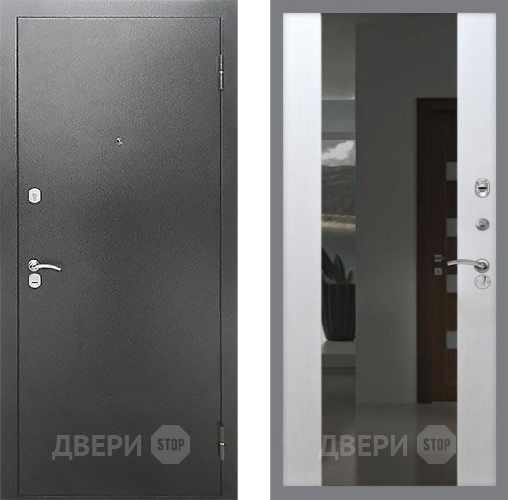 Входная металлическая Дверь Рекс (REX) Сити СБ-16 с Зеркалом Лиственница беж в Дмитрове