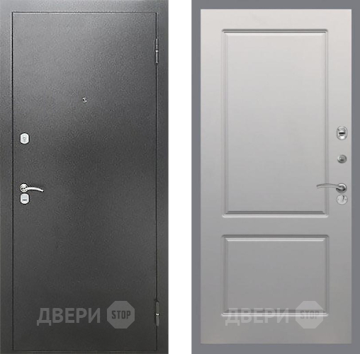 Входная металлическая Дверь Рекс (REX) Сити FL-117 Грей софт в Дмитрове