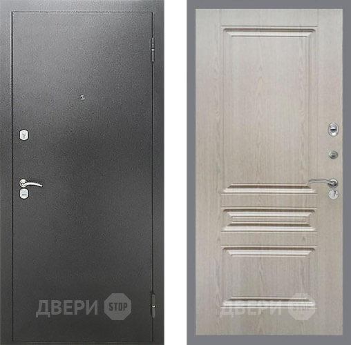 Входная металлическая Дверь Рекс (REX) Сити FL-243 Беленый дуб в Дмитрове
