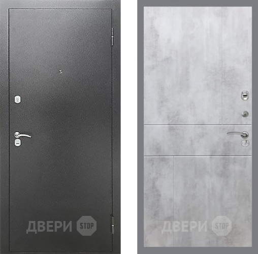 Входная металлическая Дверь Рекс (REX) Сити FL-290 Бетон светлый в Дмитрове