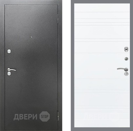Входная металлическая Дверь Рекс (REX) Сити Line Силк Сноу в Дмитрове