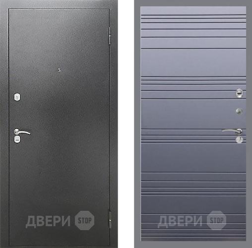 Входная металлическая Дверь Рекс (REX) Сити Line Силк титан в Дмитрове