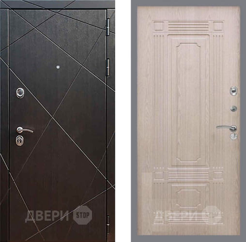 Входная металлическая Дверь Рекс (REX) 13 Венге FL-2 Беленый дуб в Дмитрове