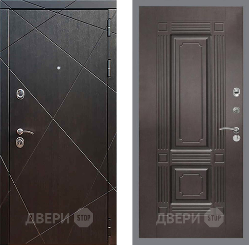 Входная металлическая Дверь Рекс (REX) 13 Венге FL-2 Венге в Дмитрове