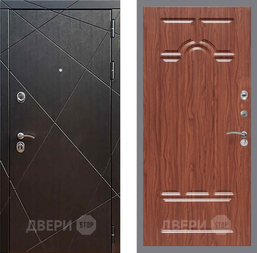 Входная металлическая Дверь Рекс (REX) 13 Венге FL-58 орех тисненый в Дмитрове