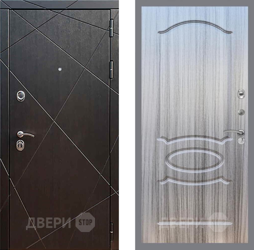 Входная металлическая Дверь Рекс (REX) 13 Венге FL-128 Сандал грей в Дмитрове