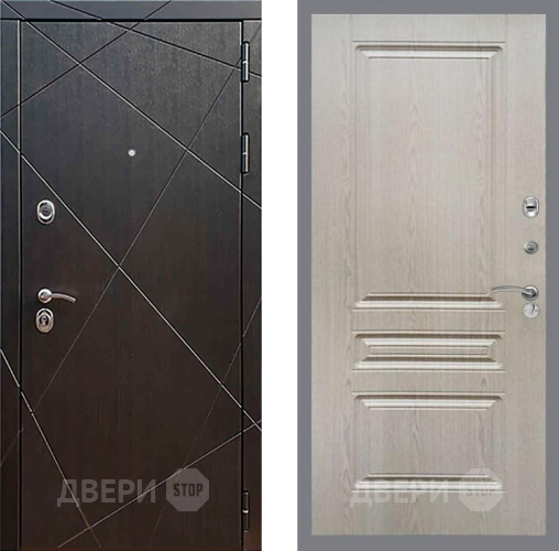 Дверь Рекс (REX) 13 Венге FL-243 Беленый дуб в Дмитрове