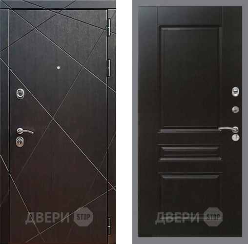 Входная металлическая Дверь Рекс (REX) 13 Венге FL-243 Венге в Дмитрове