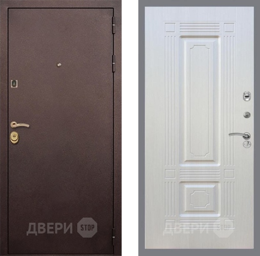Входная металлическая Дверь Рекс (REX) Лайт 3К FL-2 Лиственница беж в Дмитрове
