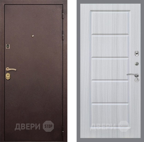 Входная металлическая Дверь Рекс (REX) Лайт 3К FL-39 Сандал белый в Дмитрове