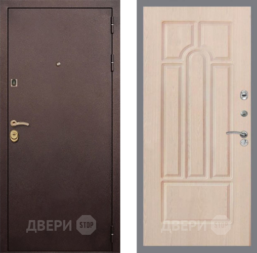 Входная металлическая Дверь Рекс (REX) Лайт 3К FL-58 Беленый дуб в Дмитрове