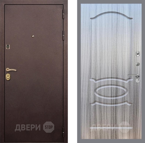 Входная металлическая Дверь Рекс (REX) Лайт 3К FL-128 Сандал грей в Дмитрове