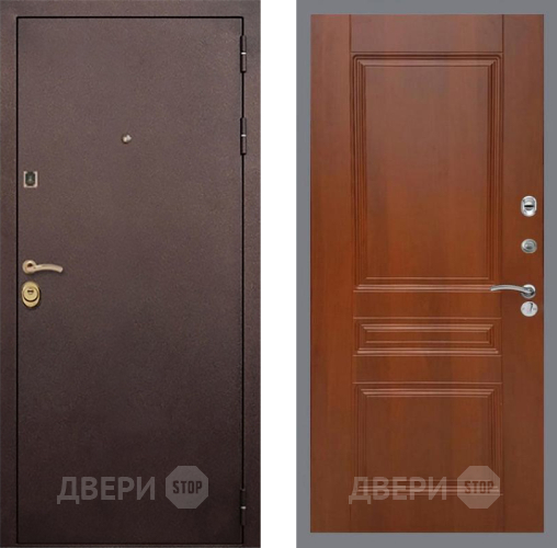 Входная металлическая Дверь Рекс (REX) Лайт 3К FL-243 Итальянский орех в Дмитрове