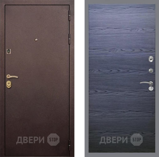 Входная металлическая Дверь Рекс (REX) Лайт 3К GL Дуб тангенальный черный в Дмитрове