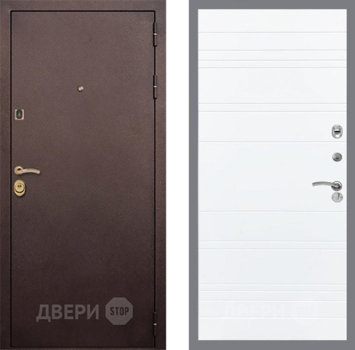 Дверь Рекс (REX) Лайт 3К Line Силк Сноу в Дмитрове