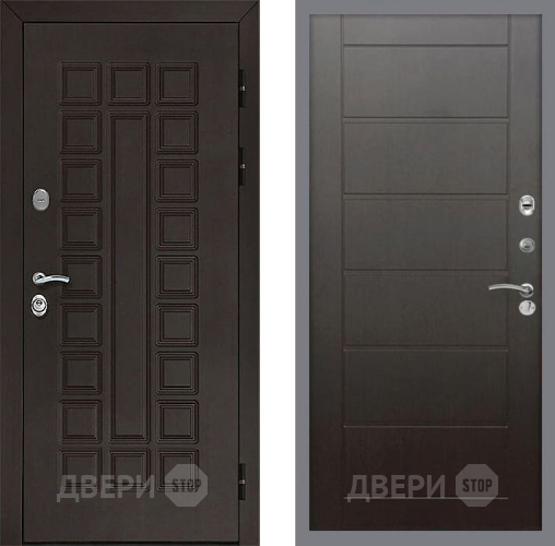 Входная металлическая Дверь Рекс (REX) Сенатор 3К Сити Венге в Дмитрове