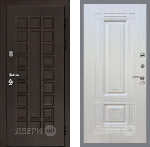 Входная металлическая Дверь Рекс (REX) Сенатор 3К FL-2 Лиственница беж в Дмитрове