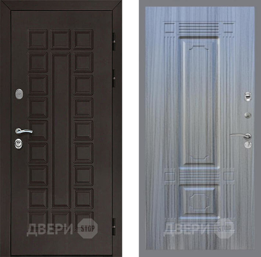 Входная металлическая Дверь Рекс (REX) Сенатор 3К FL-2 Сандал грей в Дмитрове