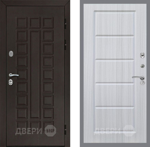Входная металлическая Дверь Рекс (REX) Сенатор 3К FL-39 Сандал белый в Дмитрове