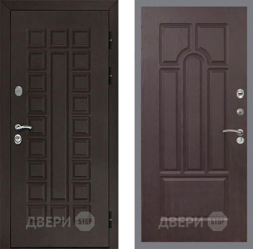 Входная металлическая Дверь Рекс (REX) Сенатор 3К FL-58 Венге в Дмитрове