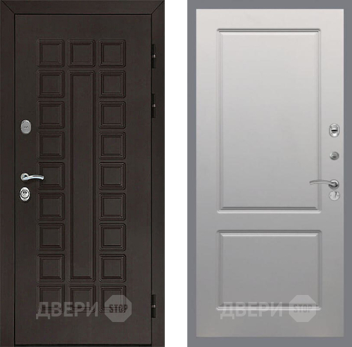 Входная металлическая Дверь Рекс (REX) Сенатор 3К FL-117 Грей софт в Дмитрове