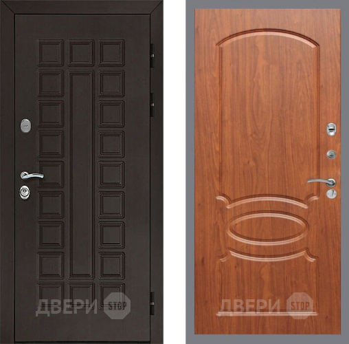 Входная металлическая Дверь Рекс (REX) Сенатор 3К FL-128 Морёная берёза в Дмитрове