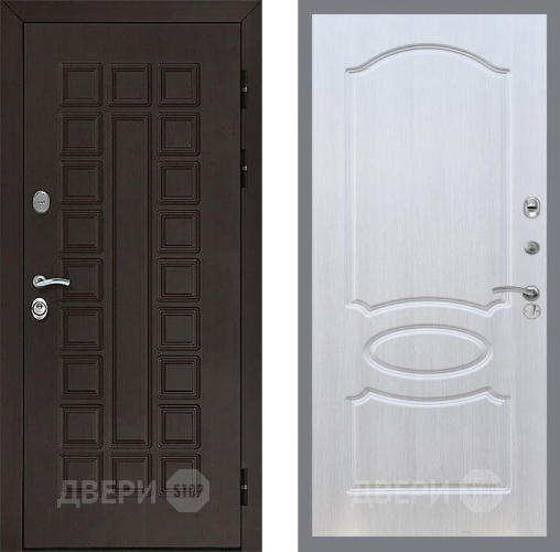 Входная металлическая Дверь Рекс (REX) Сенатор 3К FL-128 Лиственница беж в Дмитрове
