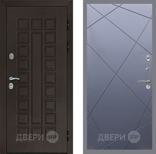 Дверь Рекс (REX) Сенатор 3К FL-291 Силк титан в Дмитрове