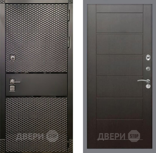 Входная металлическая Дверь Рекс (REX) 15 Черный Кварц Сити Венге в Дмитрове
