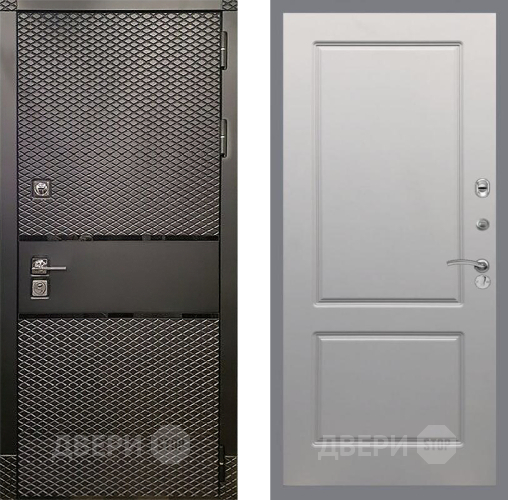 Входная металлическая Дверь Рекс (REX) 15 Черный Кварц FL-117 Грей софт в Дмитрове