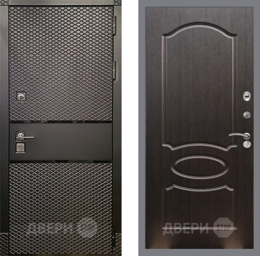 Дверь Рекс (REX) 15 Черный Кварц FL-128 Венге светлый в Дмитрове