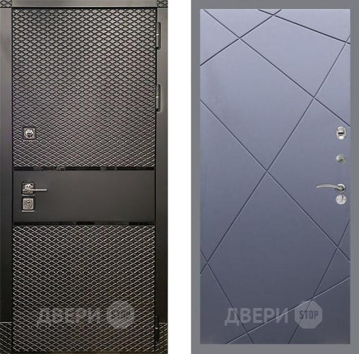 Дверь Рекс (REX) 15 Черный Кварц FL-291 Силк титан в Дмитрове