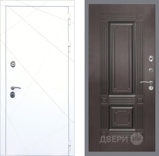 Дверь Рекс (REX) 13 Силк Сноу FL-2 Венге в Дмитрове