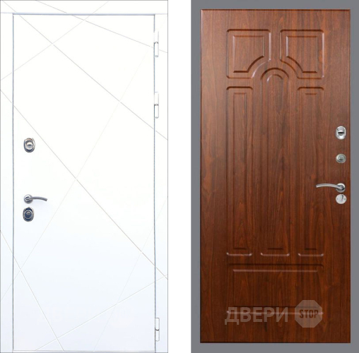 Дверь Рекс (REX) 13 Силк Сноу FL-58 Морёная берёза в Дмитрове