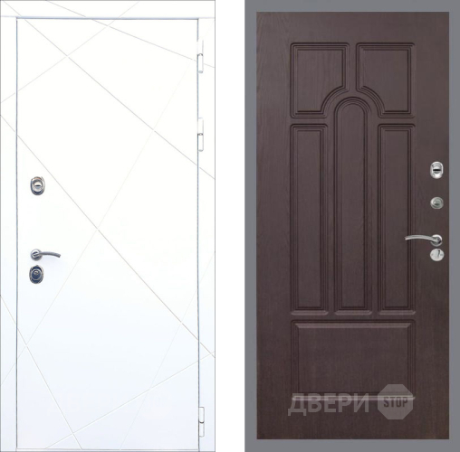 Входная металлическая Дверь Рекс (REX) 13 Силк Сноу FL-58 Венге в Дмитрове