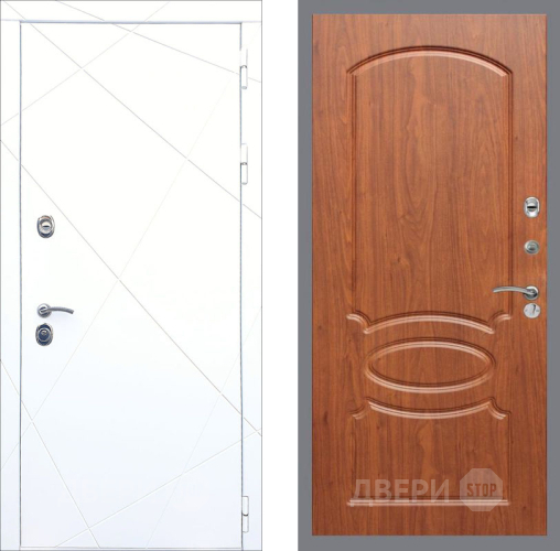Входная металлическая Дверь Рекс (REX) 13 Силк Сноу FL-128 Морёная берёза в Дмитрове