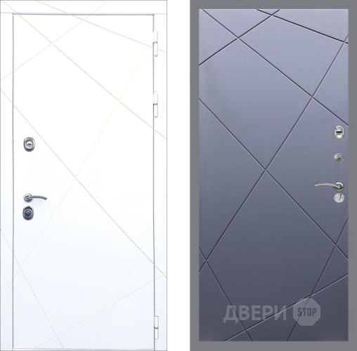 Входная металлическая Дверь Рекс (REX) 13 Силк Сноу FL-291 Силк титан в Дмитрове