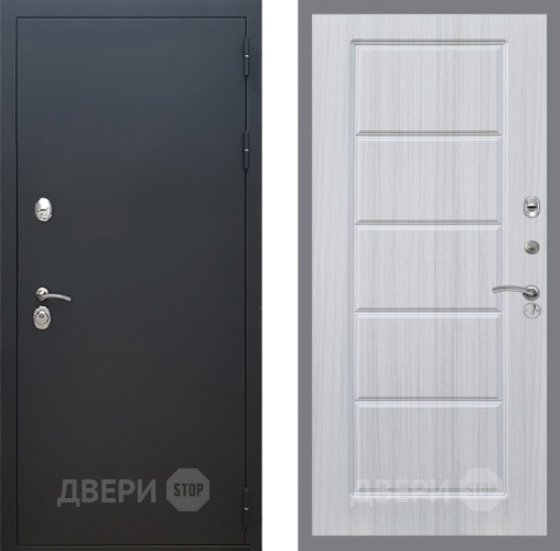 Дверь Рекс (REX) 5 Черный Муар FL-39 Сандал белый в Дмитрове