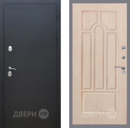 Дверь Рекс (REX) 5 Черный Муар FL-58 Беленый дуб в Дмитрове
