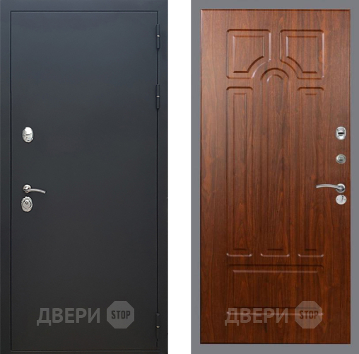 Входная металлическая Дверь Рекс (REX) 5 Черный Муар FL-58 Морёная берёза в Дмитрове