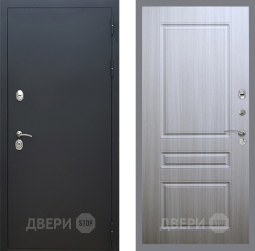 Дверь Рекс (REX) 5 Черный Муар FL-243 Сандал белый в Дмитрове