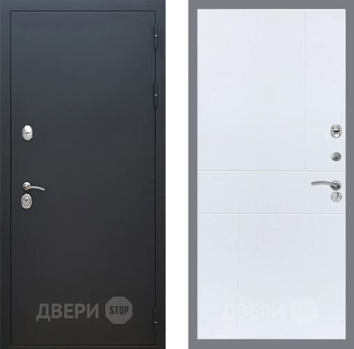 Дверь Рекс (REX) 5 Черный Муар FL-290 Силк Сноу в Дмитрове