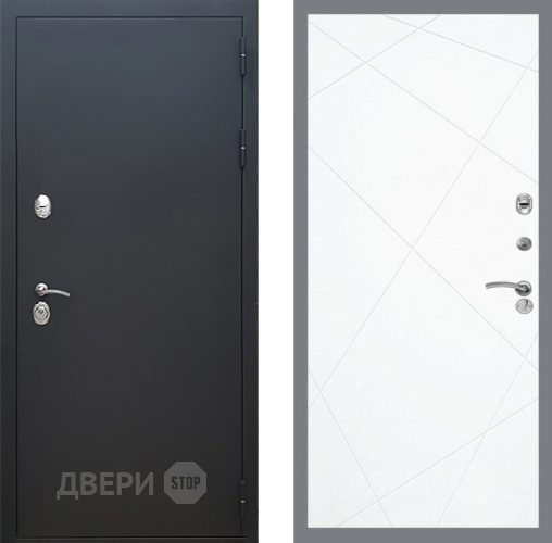 Дверь Рекс (REX) 5 Черный Муар FL-291 Силк Сноу в Дмитрове
